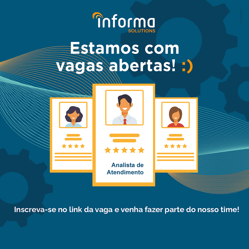 Tem vagas na Informa Solutions